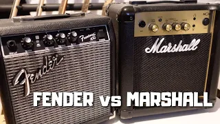 Fender Frontman 10G vs Marshall MG10 - Which Amp Is Better? Review, Comparison & Demo