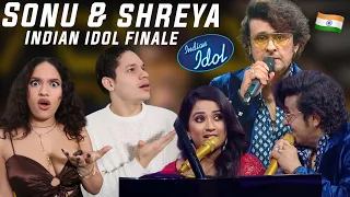 Truly one of a kind...Latinos react to  Shreya Ghoshal & Sonu Nigam Unplanned Singing in Indian Idol