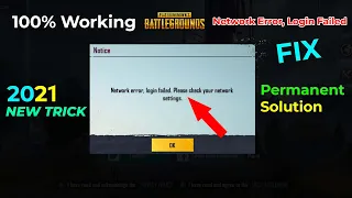 Pubg Network Error Login Failed Problem Fix Using Just 1 New Secret Trick | Pubg Login Problem