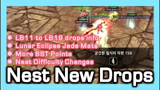 Nest New Drops info (LB11 to 19) / Lunar Eclipse Jade Materials, More BST points / DN Korea
