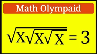 Nice Square Root Math Simplification | How to Solve for X..!!!