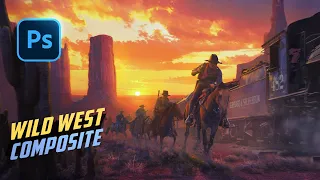 Create a Cinematic Wild West Photoshop Manipulation!