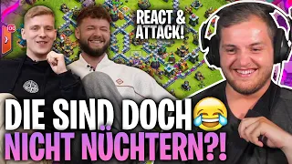 😂😅 INSCOPE bei KUCHENTV! ROAD to TOP 500 in CLASH OF CLANS geht weiter! | React and Attack!