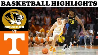 Missouri vs Tennessee Basketball Game Highlights - UPSET ALERT