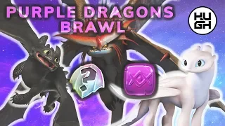 PURPLE DRAGON BRAWL - DRAGONS: TITAN UPRISING - NIGHT FURY - TOOTHLESS