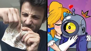 GÜLERSEM 200 TL YIRTARIM! Brawl Stars Gülmeme Challange Funny Moments