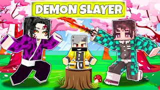 Playing as the DEMON SLAYER In Minecraft (Hindi)