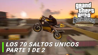 GTA San Andreas DEFINITIVE EDITION | Los 70 Saltos Únicos (Parte 1 de 2) | GUÍA | Sin Comentarios