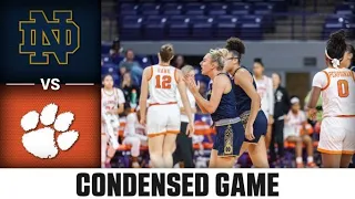 Notre Dame vs. Clemson Condensed Game | 2022-23 ACC Women’s Basketball