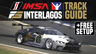 iRacing Tutorial | Interlagos track guide - IMSA (GTE) + free car setup