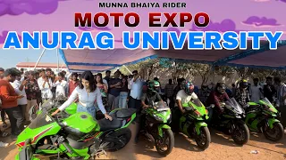 Super Bike Meetup  at Anurag University | MUNNA BHAIYA RIDER |