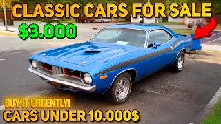 20 Unique Classic Cars Under $10,000 Available on Craigslist Marketplace! Today Cool Cars!