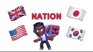 All Brawler’s Nationalities | Brawl Stars