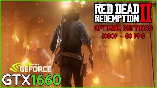 Red Dead Redemption 2 - GTX 1660 Best Optimal Settings For 60 FPS