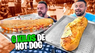 CHEGAMOS DE SURPRESA NA PRAÇA SILVIO ROMERO | CACHORRO QUENTE GIGANTE COM @CorbucciEats