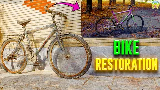 INCREDIBLE Bicycle RESTORATION |Transforming A Trash Bike Into A BENELLI Mountain Bike