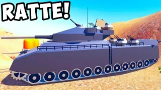 RATTE В RAVENFIELD! 1000 ТОННЫЙ ТАНК РАТТЕ В РЕВЕНФИЛД! БИТВЫ СОЛДАТИКОВ И ТАНКОВ В РАВЕНФИЛД!