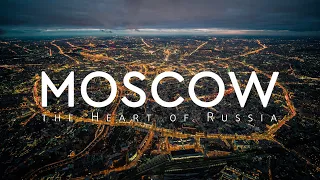 Moscow The Heart of Russia Drone Video / Москва - Сердце России Аэросъемка Pushkin Fly Team Футаж