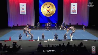 Team Norway Jr Coed Elite ICU World Cheerleading Championship 2024 Semi Finals