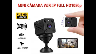 ⚡Vídeo Configuración Mini Cámara Wifi IP 1080p