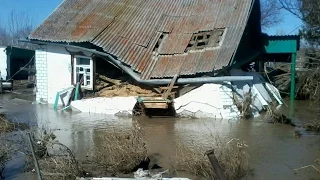 Наводнение в Рузаевке СКО.  206 домов оказалось в воде