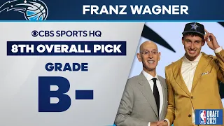 Franz Wagner Selected 8th Overall by the Magic | 2021 NBA Draft | CBS Sports HQ