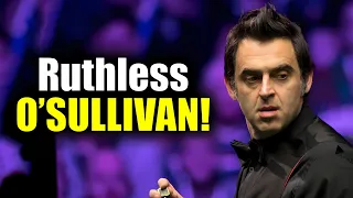 Ronnie O'Sullivan Used All His Might on the Snooker Table!