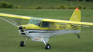 Kitfox Pardal 2. dando show em Aeroquadra.