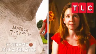 This Woman Made Her Own Gravestone Out of Used Kitty Litter!? | Extreme Cheapskates | TLC