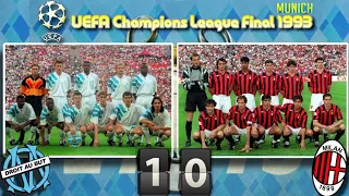 Olympique de Marseille 1 🆚 0 AC Milan | UEFA Champions League Final 1993 Highlights