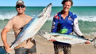 Solo Kayaker Nails Massive Mackerel - MUST SEE Catch, Cook & Fillet Adventure" with Maccy Dave