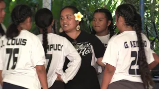 #Chuuk High School Girls Team B and Saramen Basketball