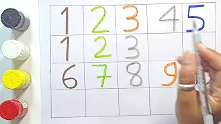 123 numbers, Counting, numbers, 1 to 20 numbers, numbers song, Alphabet-6