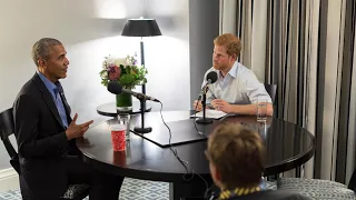 Prince Harry quizzes Barack Obama in rapid-fire exchange