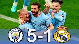 Man City 5~1 Real Madrid 🔥🔥U.C.L►2023🔥🔥Extended Goals & Highlights FHD