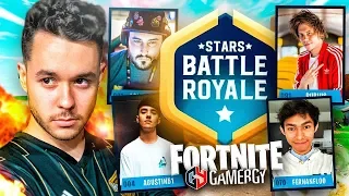 JUGANDO EL MAYOR TORNEO DE YOUTUBERS DE FORTNITE #StarsBattleRoyale - TheGrefg