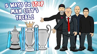 5 WAYS TO STOP MAN CITY 2023! (The Treble? Champions League FA Cup Preview 2023)