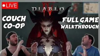 Diablo 4 - Couch Co-op - Gameplay - Full Game Walkthrough - Act 3 & 4