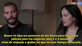 SUBTITULADO: "No lo hicimos, no es real, cierren los ojos" | Dakota Johnson & Jamie Dornan