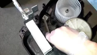 How a car heater & air vent selector works