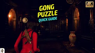 Gong Puzzle Walkthrough (Separate Ways DLC RE4 Remake)