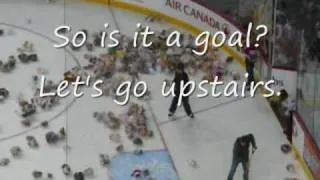 Calgary hitmen teddy bear toss.wmv