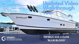 [UPDATE] 2021 Nimbus 405 Coupe 'BLUE BLOOD' | Motor Yacht for sale with Grabau International