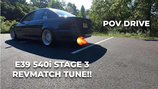 BEST SOUNDING BMW E39 540I EXHAUST EVER!!!!! + SHOTGUN TUNE!