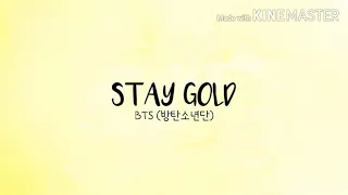 [EASY LYRICS] Stay Gold-BTS (방탄소년단)