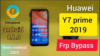 FRP bypass / Huawei Y7 Prime 2019 (DUB_LX1) Android 8.1.0 FRP By Unlock Tool/Unlock FRP Bypass/ 2023