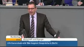 Bundestag: Debatte über Wirtschaft und Technologie am 30.01.2014