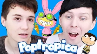 Ruining your childhood! Dan and Phil Play: POPTROPICA