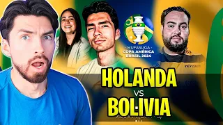 El PARTIDO mas INCREÍBLE de la MUFASLIGA COPA AMÉRICA 2024!! HOLANDA 2010 vs BOLIVIA 1994