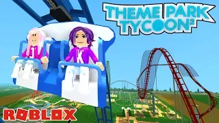BUILDING ROLLER COASTERS! 🎢 / Roblox: Theme Park Tycoon 2